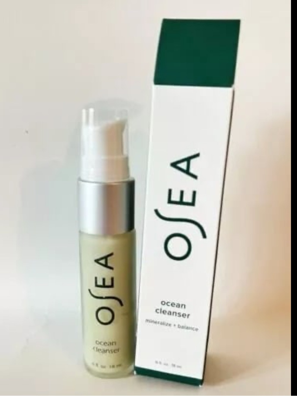 OSEA OCEAN CLEANSER MINERALIZE + BALANCE .6 OZ NIB